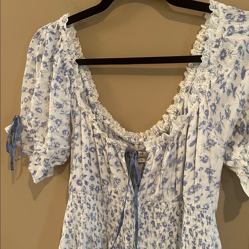 Urban Outfitters Laura Floral Ruffle Romper - Picture 3 of 8